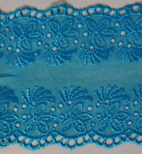 Nylon Lace 4119 10cm (14.5 yard), Turquoise 259